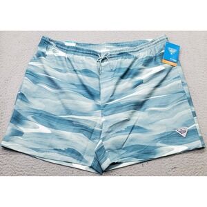 Columbia‎ PFG Rambler Swim Trunk Shorts Mens XXL Multi Printed Water Regular Fit